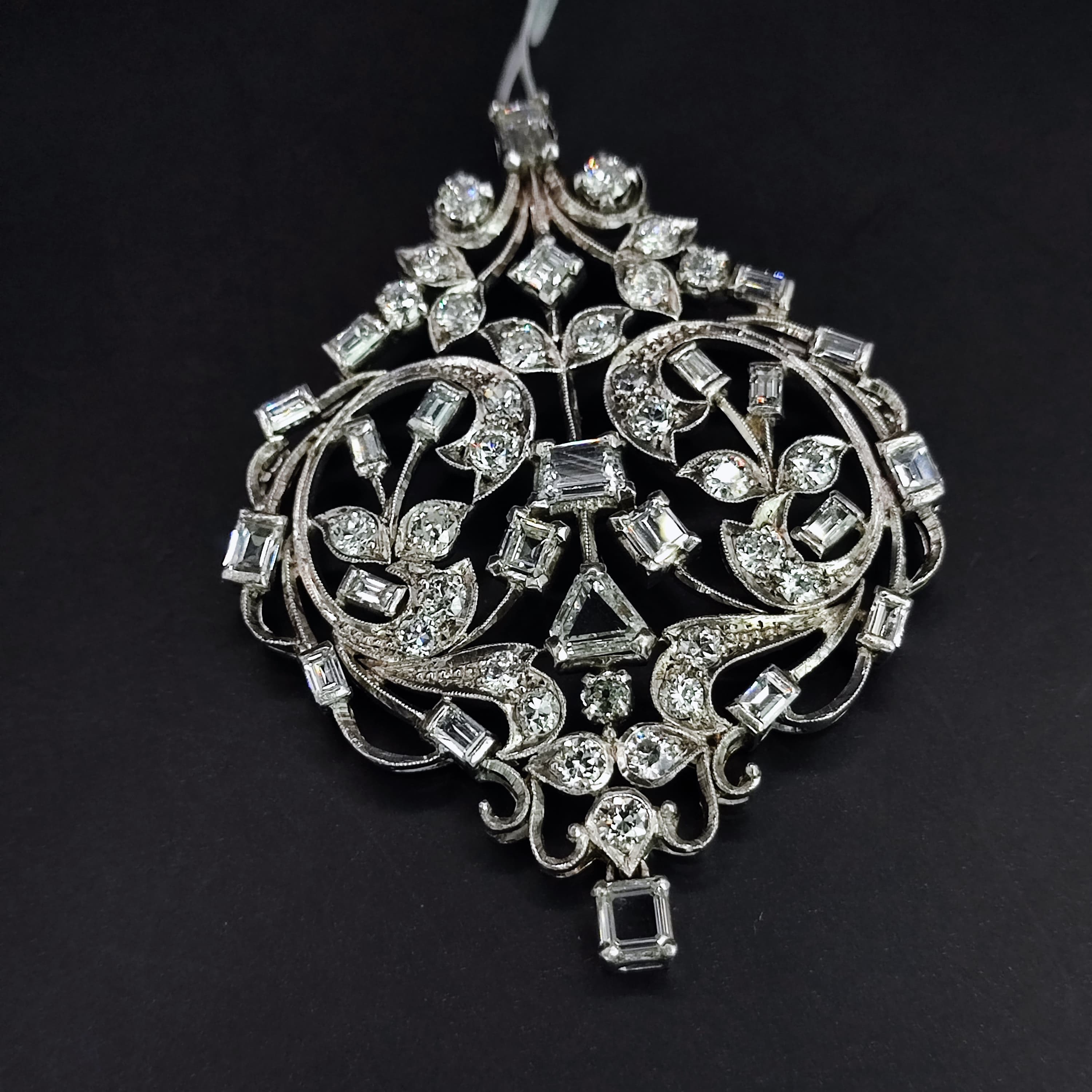 Regal Reflection Diamond Pendant